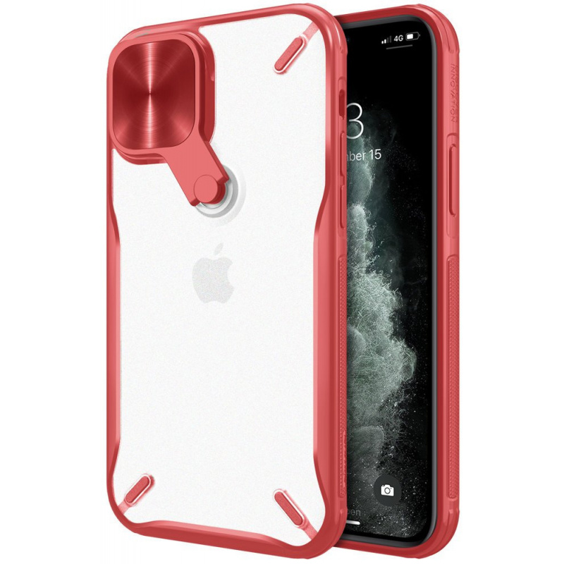 Kup Etui Nillkin Cyclops Apple iPhone 12/12 Pro czerwony - 6902048206700 - NLK444 - Homescreen.pl