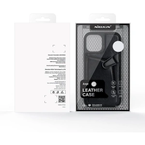 Kup Etui Nillkin Aoge Leather Apple iPhone 12 mini czarny - NLK445 - {ean13} - Sklep Home Screen