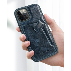Kup Etui Nillkin Aoge Leather Apple iPhone 12 mini czarny - NLK445 - {ean13} - Sklep Home Screen