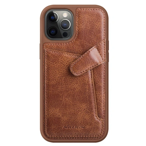 Kup Etui Nillkin Aoge Leather Apple iPhone 12/12 Pro hnědý - NLK447 - {ean13} - Sklep Home Screen