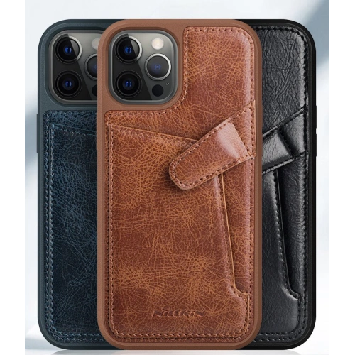 Kup Etui Nillkin Aoge Leather Apple iPhone 12 Pro Max černé - NLK448 - {ean13} - Sklep Home Screen