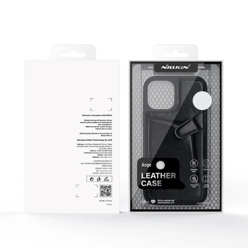 Kup Etui Nillkin Aoge Leather Apple iPhone 12 Pro Max černé - NLK448 - {ean13} - Sklep Home Screen