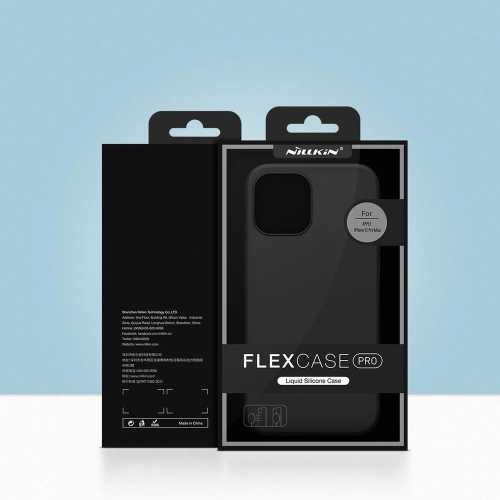 Kup Etui Nillkin Flex Pure Pro MagSafe Apple iPhone 12 Pro Max czarny - NLK449 - {ean13} - Sklep Home Screen