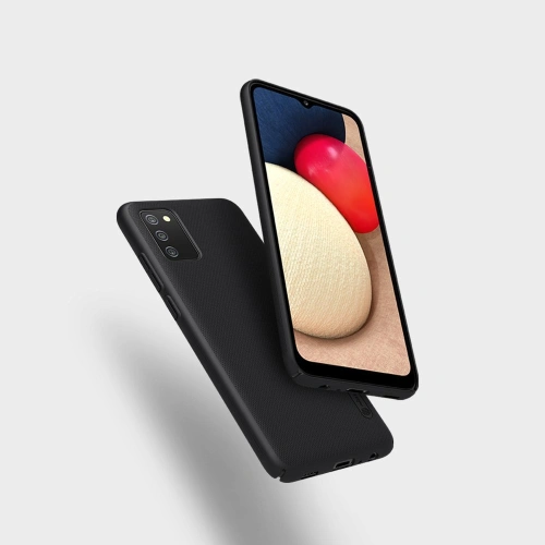 Buy Nillkin Super Frosted Shield Samsung Galaxy A02s EU black - NLK450 - {ean13} - Home Screen Store Europe