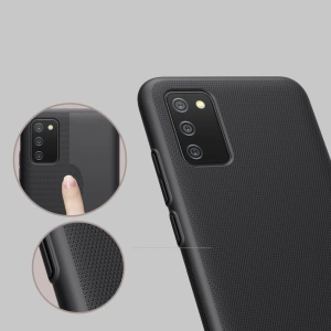 Kup Etui Nillkin Super Frosted Shield Samsung Galaxy A02s EU fekete - NLK450 - {ean13} - Sklep Home Screen