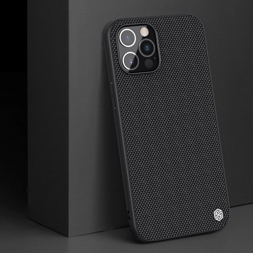 Kup Case Nillkin Textured Apple iPhone 12 Pro Max schwarz - NLK454 - {ean13} - Sklep Home Screen