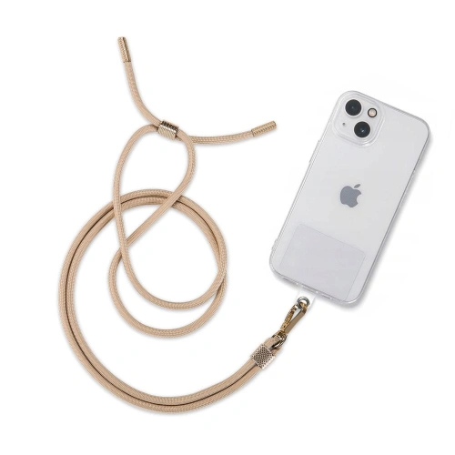 Kup Smycz do telefonu Tech-Protect Chain 2 Universal Strap Beige/gold - THP1442 - {ean13} - Sklep Home Screen
