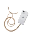 Smyč do telefonu Tech-Protect Chain 2 Univerzální popruh béžový/zlatý