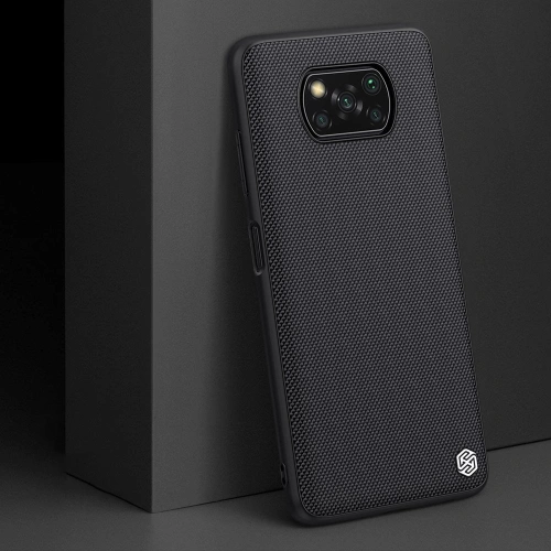 Kup Etui Nillkin Textured Xiaomi Poco X3 NFC/X3 Pro fekete - NLK458 - {ean13} - Sklep Home Screen