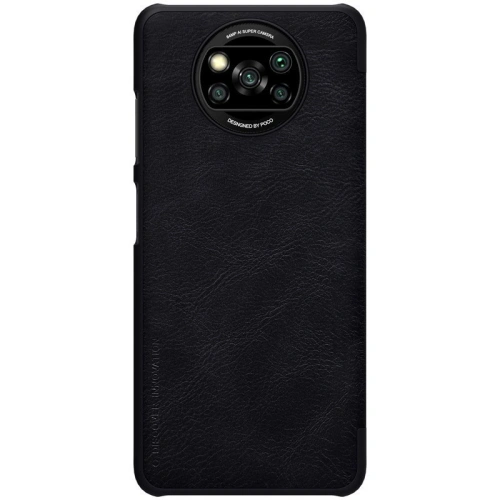 Kup Tok Nillkin Qin Xiaomi Poco X3 NFC/X3 Pro fekete - NLK462 - {ean13} - Sklep Home Screen