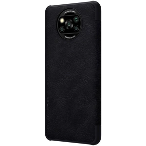 Kup Case Nillkin Qin Xiaomi Poco X3 NFC/X3 Pro schwarz - NLK462 - {ean13} - Sklep Home Screen