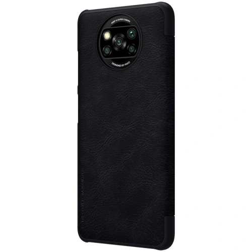 Kup Tok Nillkin Qin Xiaomi Poco X3 NFC/X3 Pro fekete - NLK462 - {ean13} - Sklep Home Screen