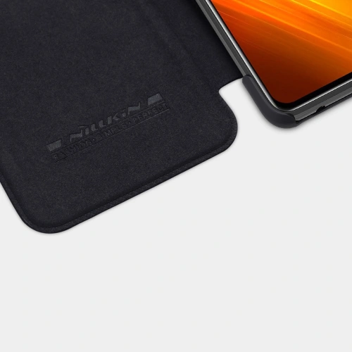 Kup Tok Nillkin Qin Xiaomi Poco X3 NFC/X3 Pro fekete - NLK462 - {ean13} - Sklep Home Screen