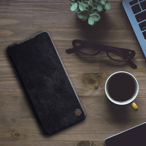 Kup Tok Nillkin Qin Xiaomi Poco X3 NFC/X3 Pro fekete - NLK462 - {ean13} - Sklep Home Screen
