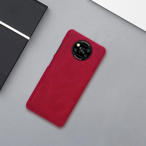 Kup Tok Nillkin Qin Xiaomi Poco X3 NFC/X3 Pro fekete - NLK462 - {ean13} - Sklep Home Screen