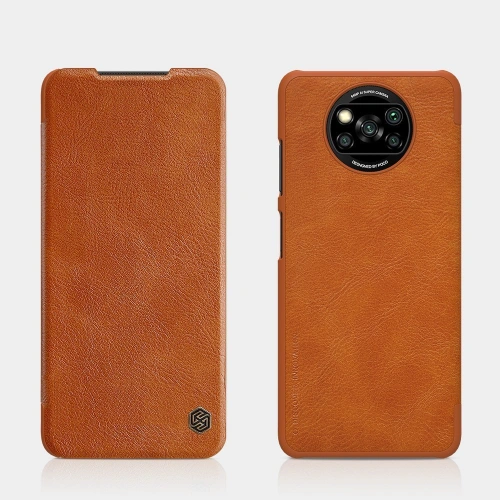 Kup Tok Nillkin Qin Xiaomi Poco X3 NFC/X3 Pro fekete - NLK462 - {ean13} - Sklep Home Screen