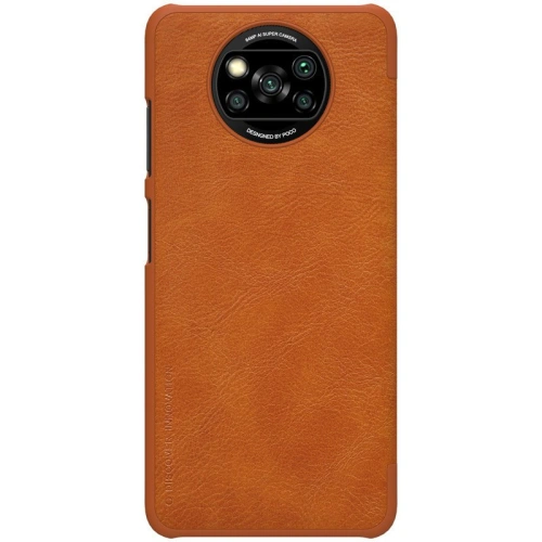 Kup Etui Nillkin Qin Xiaomi Poco X3 NFC/X3 Pro hnědá - NLK463 - {ean13} - Sklep Home Screen
