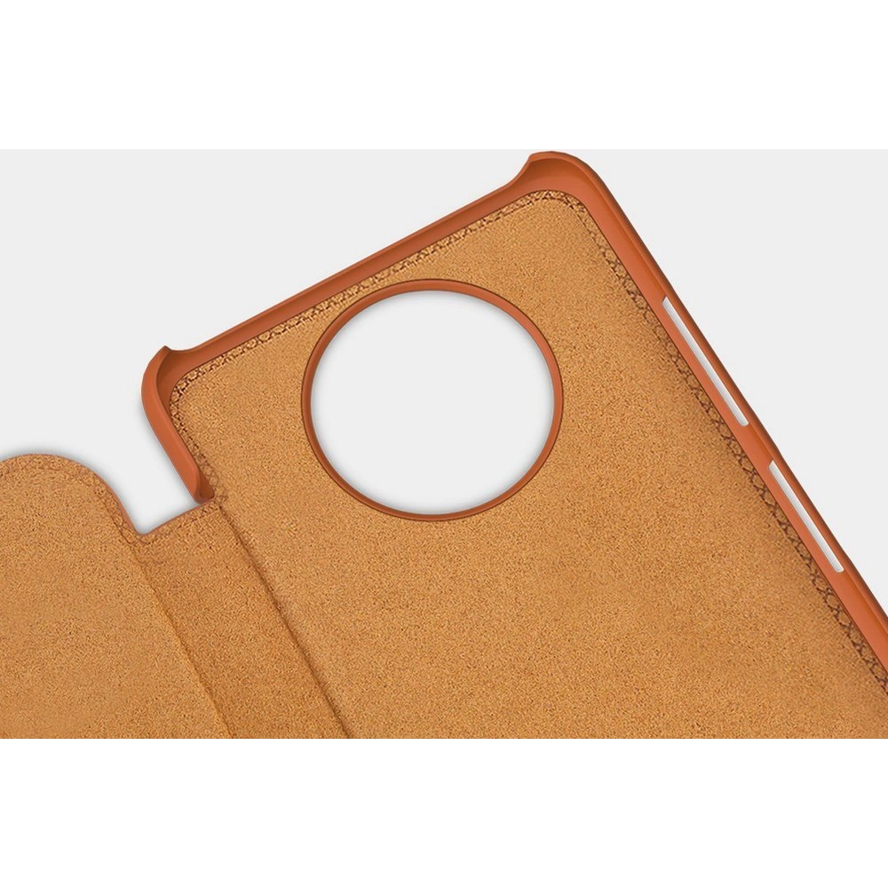Etui Nillkin Qin Xiaomi Poco X3 NFC/X3 Pro brązowy