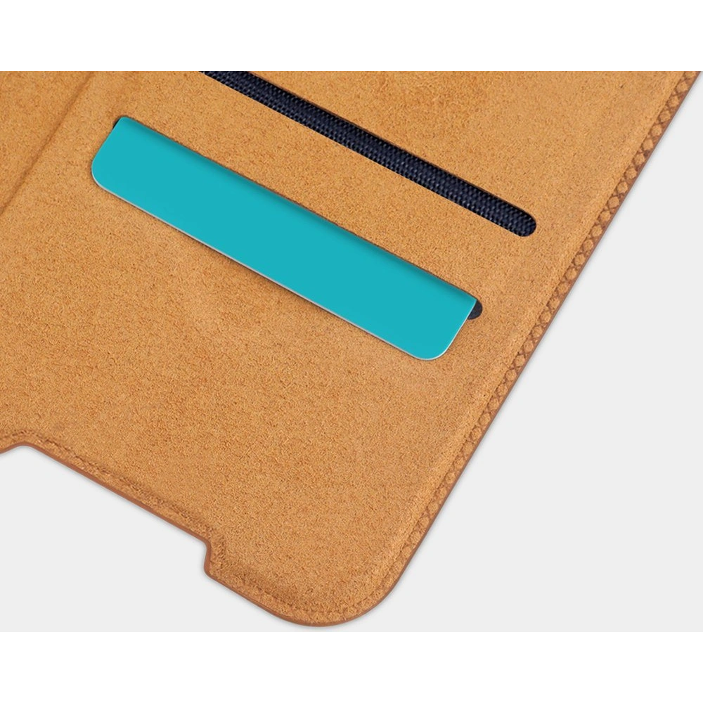 Etui Nillkin Qin Xiaomi Poco X3 NFC/X3 Pro brązowy
