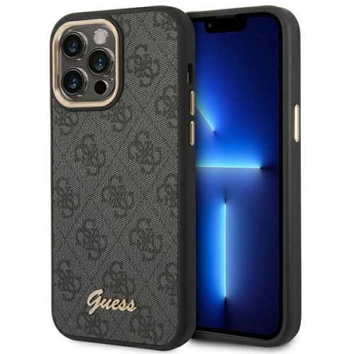 Kup Etui Guess GUHCP14LHG4SHK Apple iPhone 14 Pro černé/black hard case 4G Vintage Gold Logo - GUE2092 - {ean13} - Sklep Home Screen