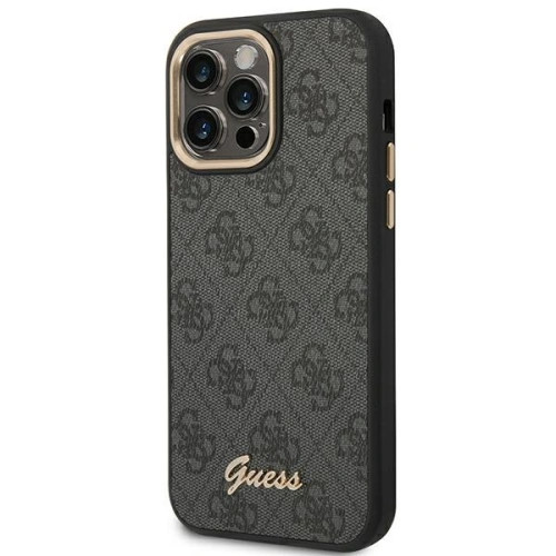 Kup Etui Guess GUHCP14LHG4SHK Apple iPhone 14 Pro černé/black hard case 4G Vintage Gold Logo - GUE2092 - {ean13} - Sklep Home Screen