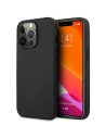 Case Mercedes AMG AMHCP14LDOLBK Apple iPhone 14 Pro schwarz/black hardcase Leder heißgeprägt