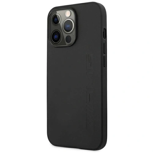 Kup Etui Mercedes AMG AMHCP14LDOLBK Apple iPhone 14 Pro negru/black hardcase din piele cu embossing cald - MRS52 - {ean13} - Sklep Home Screen