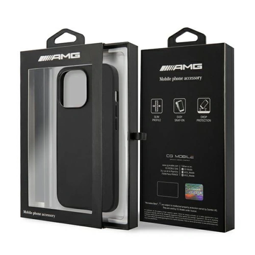 Kup Case Mercedes AMG AMHCP14LDOLBK Apple iPhone 14 Pro schwarz/black hardcase Leder heißgeprägt - MRS52 - {ean13} - Sklep Home Screen