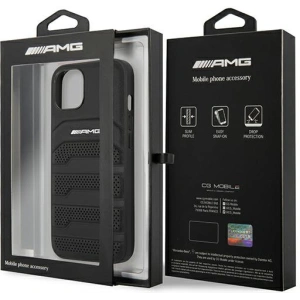 Kup Case Mercedes AMG AMHCP14MGSEBK Apple iPhone 14 Plus / 15 Plus schwarz/hardcase Leder geprägte Linien - MRS55 - {ean13} - Sklep Home Screen