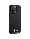 Kup Etui BMW BMHCP14L22PTDK Apple iPhone 14 Pro fekete/balck Bőr bélyeg Trikolor - BMW309 - {ean13} - Sklep Home Screen