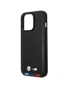 Kup Etui BMW BMHCP14L22PTDK Apple iPhone 14 Pro fekete/balck Bőr bélyeg Trikolor - BMW309 - {ean13} - Sklep Home Screen