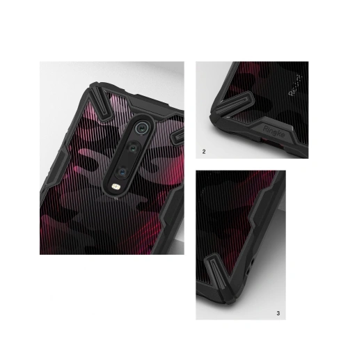 Kup Etui Ringke Fusion-X Design Xiaomi Mi 9T/Pro & Redmi K20/Pro Camo (Moro) Negru - RGK1021MOB - {ean13} - Sklep Home Screen
