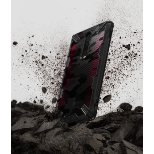 Kup Etui Ringke Fusion-X Design Xiaomi Mi 9T/Pro & Redmi K20/Pro Camo (Moro) Negru - RGK1021MOB - {ean13} - Sklep Home Screen