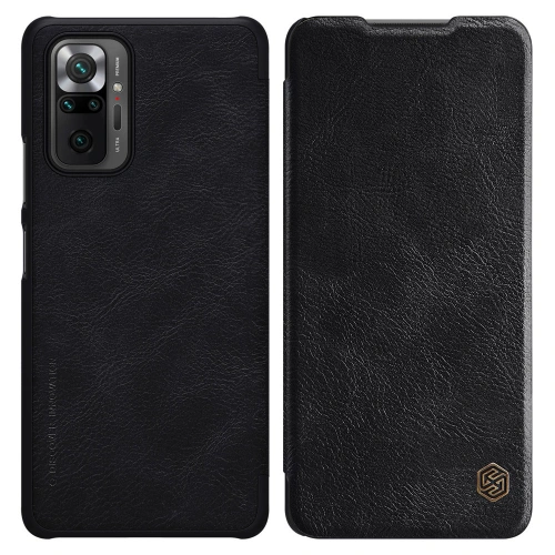 Kup Etui Nillkin Qin Xiaomi Redmi Note 10 Pro fekete - NLK474 - {ean13} - Sklep Home Screen