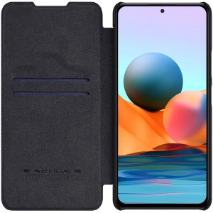 Kup Etui Nillkin Qin Xiaomi Redmi Note 10 Pro czarny - NLK474 - {ean13} - Sklep Home Screen