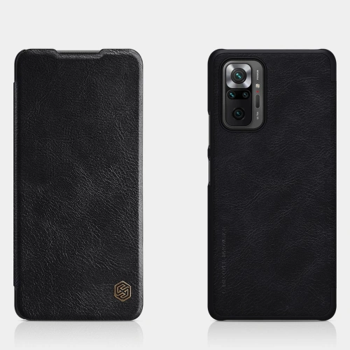 Buy Nillkin Qin Xiaomi Redmi Note 10 Pro black - NLK474 - {ean13} - Home Screen Store Europe