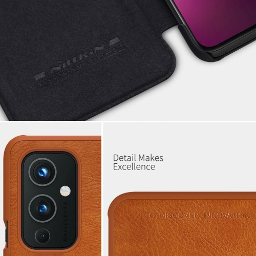 Buy Nillkin Qin OnePlus 9 black - NLK475 - {ean13} - Home Screen Store Europe