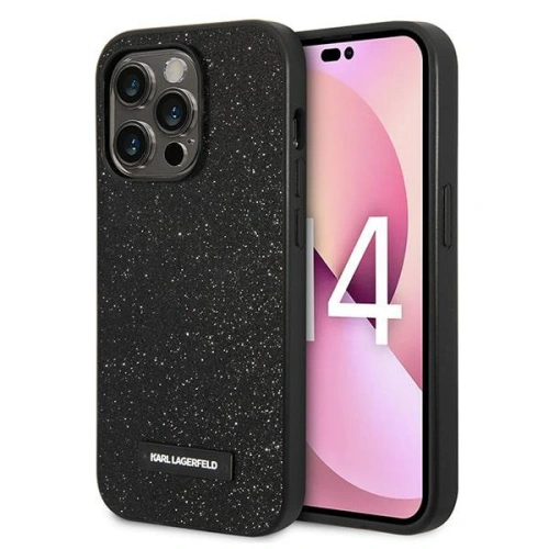 Kup Etui Karl Lagerfeld KLHCP14LG2ELK Apple iPhone 14 Pro hardcase černý/black Glitter Plaque Logo - KLD1110 - {ean13} - Sklep Home Screen
