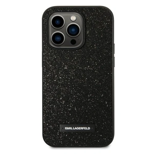 Kup Etui Karl Lagerfeld KLHCP14LG2ELK Apple iPhone 14 Pro hardcase negru/black Glitter Plaque Logo - KLD1110 - {ean13} - Sklep Home Screen