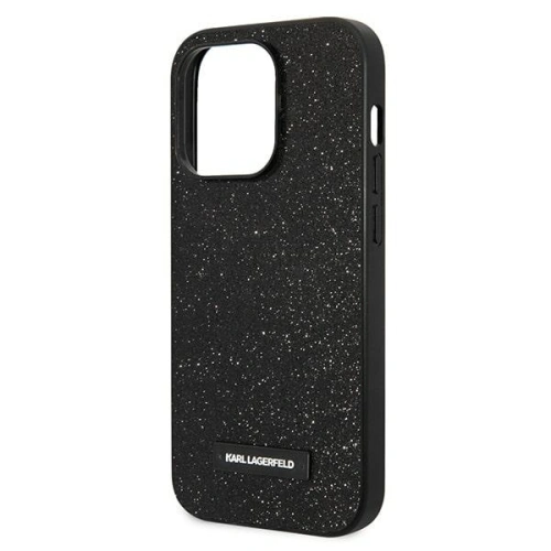 Kup Etui Karl Lagerfeld KLHCP14LG2ELK Apple iPhone 14 Pro hardcase negru/black Glitter Plaque Logo - KLD1110 - {ean13} - Sklep Home Screen