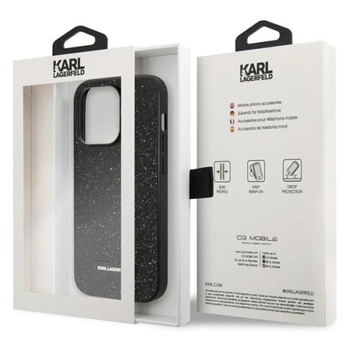 Kup Etui Karl Lagerfeld KLHCP14LG2ELK Apple iPhone 14 Pro hardcase černý/black Glitter Plaque Logo - KLD1110 - {ean13} - Sklep Home Screen