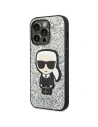 Kup Etui Karl Lagerfeld KLHCP14LGFKPG Apple iPhone 14 Pro hardcase srebrny/silver Glitter Flakes Ikonik - KLD1112 - {ean13} - Sklep Home Screen