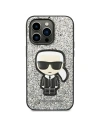 Kup Etui Karl Lagerfeld KLHCP14LGFKPG Apple iPhone 14 Pro hardcase srebrny/silver Glitter Flakes Ikonik - KLD1112 - {ean13} - Sklep Home Screen