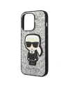 Kup Etui Karl Lagerfeld KLHCP14LGFKPG Apple iPhone 14 Pro hardcase srebrny/silver Glitter Flakes Ikonik - KLD1112 - {ean13} - Sklep Home Screen
