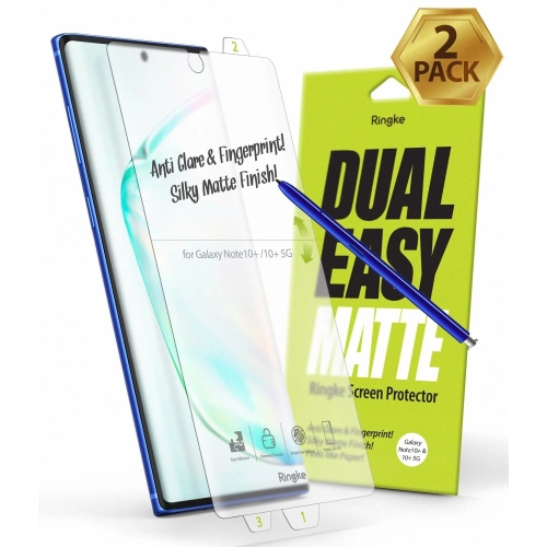 Buy Ringke Dual Easy Matte Full Cover Samsung Galaxy Note 10 Plus Case Friendly - RGK1023 - {ean13} - Home Screen Store Europe