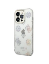 Buy Guess GUHCP14LHTPPTH Apple iPhone 14 Pro transparent hard case Peony Glitter - GUE2097 - {ean13} - Home Screen Store Europe
