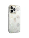 Buy Guess GUHCP14LHTPPTH Apple iPhone 14 Pro transparent hard case Peony Glitter - GUE2097 - {ean13} - Home Screen Store Europe