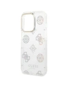 Buy Guess GUHCP14LHTPPTH Apple iPhone 14 Pro transparent hard case Peony Glitter - GUE2097 - {ean13} - Home Screen Store Europe