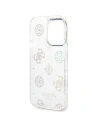 Buy Guess GUHCP14LHTPPTH Apple iPhone 14 Pro transparent hard case Peony Glitter - GUE2097 - {ean13} - Home Screen Store Europe