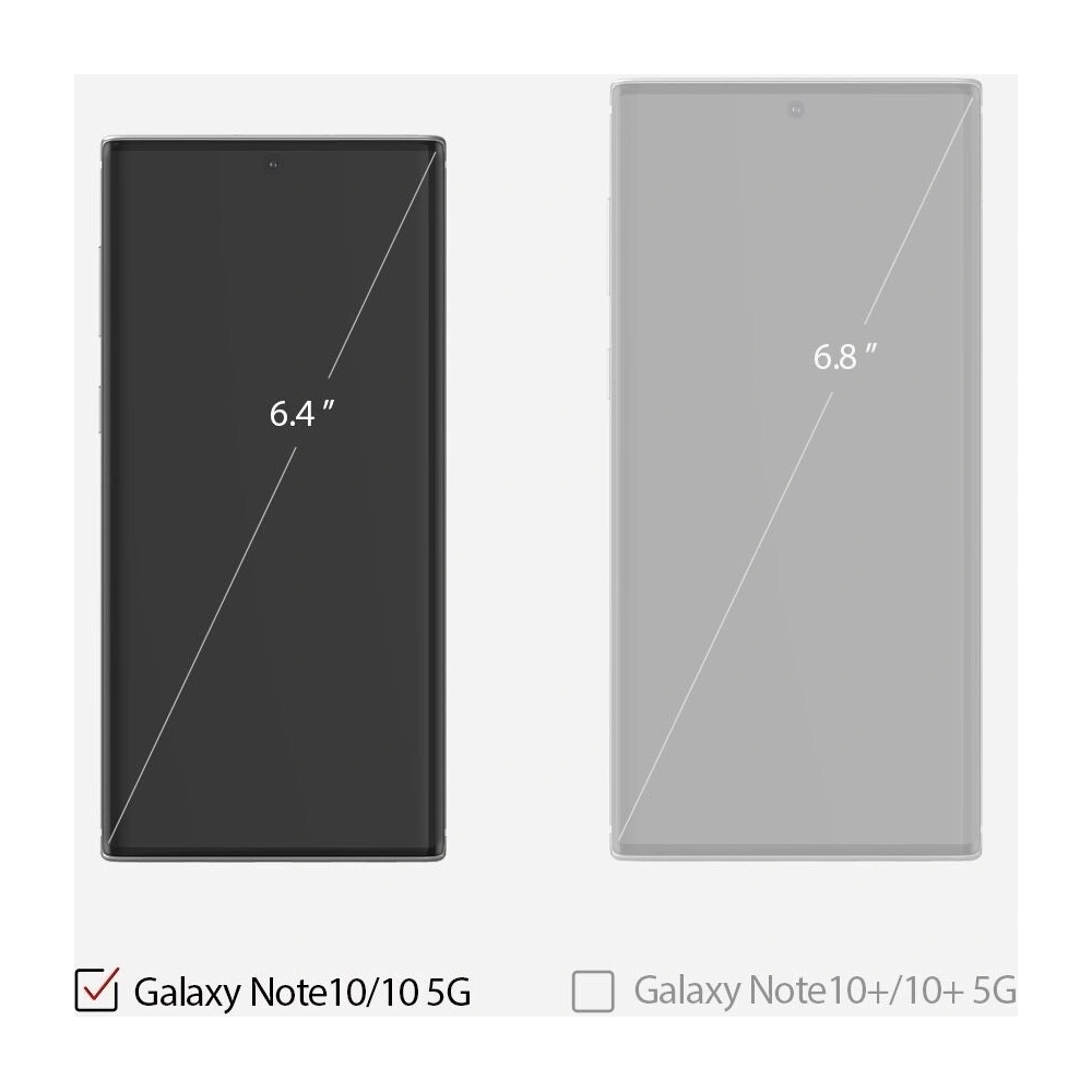 Kup Folia Ringke Dual Easy Matte Full Cover Samsung Galaxy Note 10 Case Friendly w najlepszej cenie w Home Screen